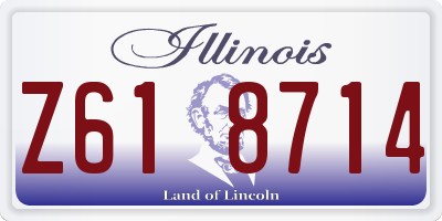 IL license plate Z618714