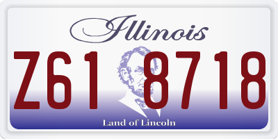 IL license plate Z618718