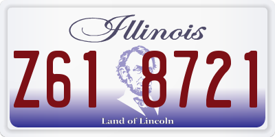 IL license plate Z618721