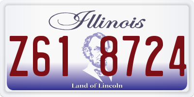 IL license plate Z618724