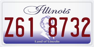 IL license plate Z618732