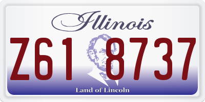 IL license plate Z618737