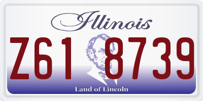 IL license plate Z618739