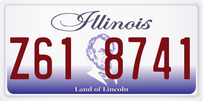 IL license plate Z618741