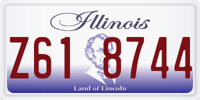 IL license plate Z618744