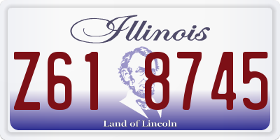 IL license plate Z618745