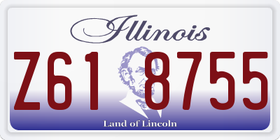 IL license plate Z618755