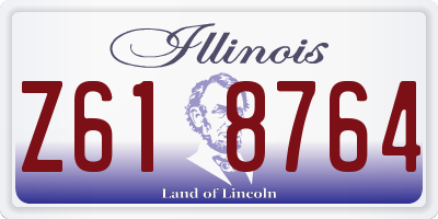 IL license plate Z618764