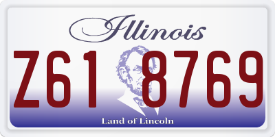 IL license plate Z618769