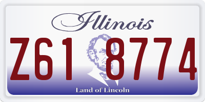 IL license plate Z618774