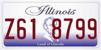 IL license plate Z618799