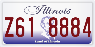 IL license plate Z618884