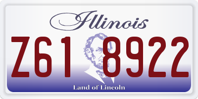 IL license plate Z618922