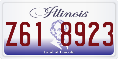 IL license plate Z618923