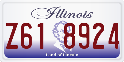 IL license plate Z618924