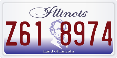 IL license plate Z618974