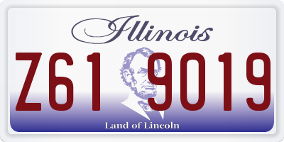 IL license plate Z619019