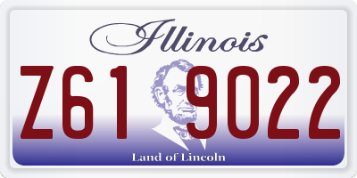 IL license plate Z619022