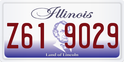 IL license plate Z619029