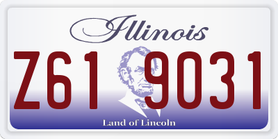 IL license plate Z619031