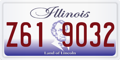 IL license plate Z619032