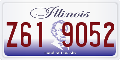 IL license plate Z619052