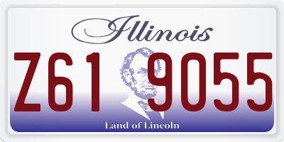 IL license plate Z619055