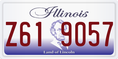 IL license plate Z619057