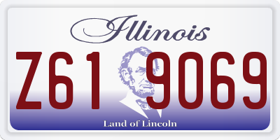 IL license plate Z619069