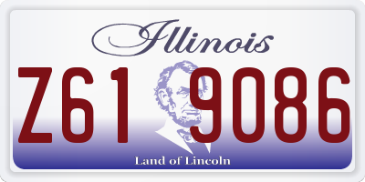 IL license plate Z619086