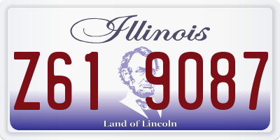 IL license plate Z619087