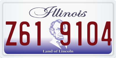 IL license plate Z619104