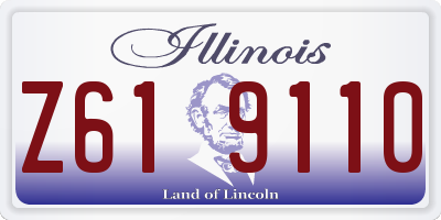 IL license plate Z619110