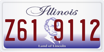 IL license plate Z619112