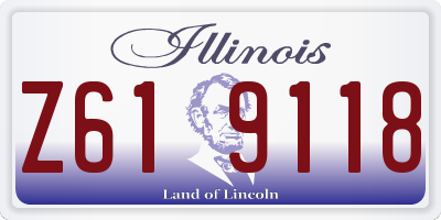 IL license plate Z619118