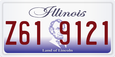 IL license plate Z619121