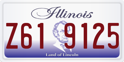 IL license plate Z619125