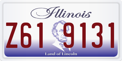 IL license plate Z619131