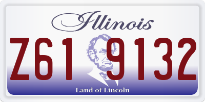 IL license plate Z619132