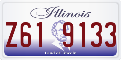 IL license plate Z619133
