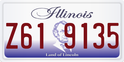IL license plate Z619135