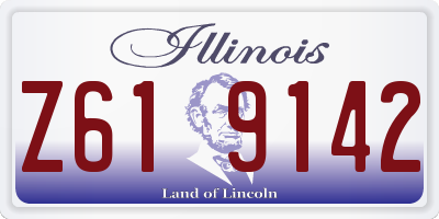 IL license plate Z619142