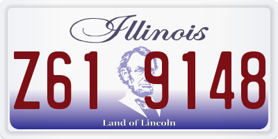 IL license plate Z619148