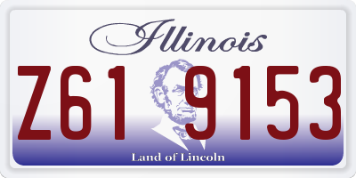 IL license plate Z619153