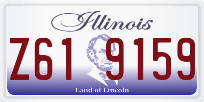 IL license plate Z619159