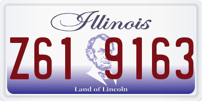 IL license plate Z619163