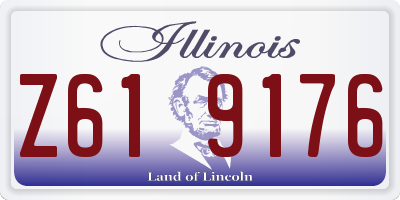 IL license plate Z619176
