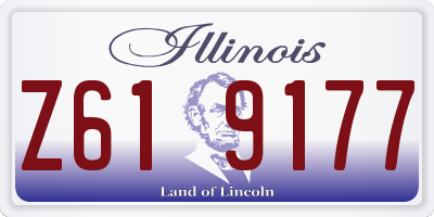 IL license plate Z619177