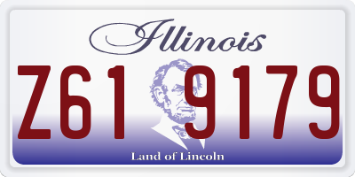 IL license plate Z619179