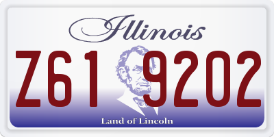 IL license plate Z619202